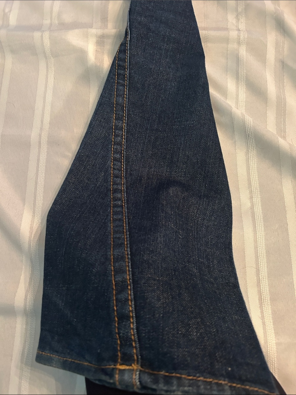 True Religion Dark Indigo Flare Jeans - Picture 14 of 14
